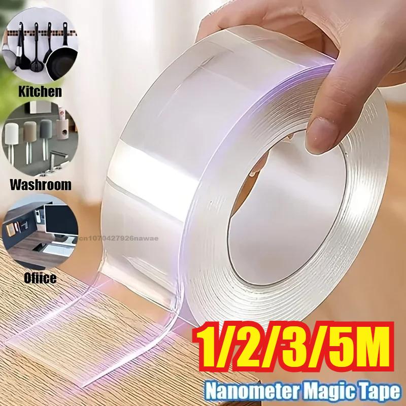 1/3/5m Nano Double Sided Tape Extra Strong Waterproof Sealing Tape Home Applian Traless for Bathroom Kitchen Sink Tap Gel