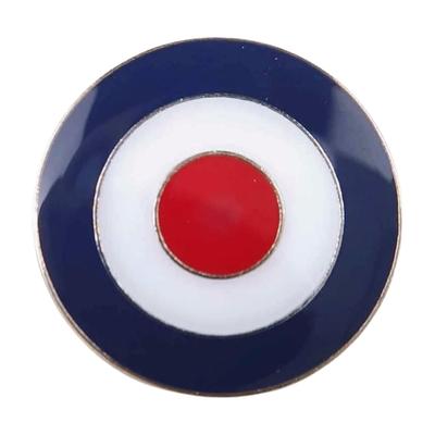 [NODO F] Insignia de Pin Mod de Diana Objetivo, 2,5 cm, Fiesta, Pin Divertido, Fuerza Aérea, Real Fuerza Aérea Británica, The Who, Metal, Elegante, Único, Redondo, RAF, The Who,