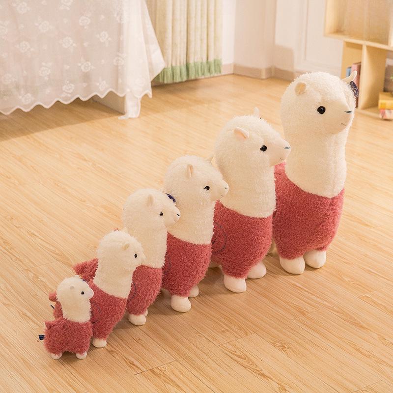 Adorable Alpaca Plush Toy - Cute Cartoon Sheep Doll & Sleep Pillow for Kids