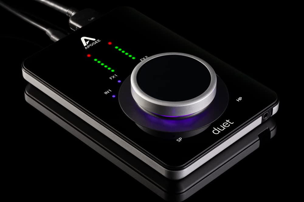 Apogee Audio Interface Duet 3 Compatible with Mac Windows Equipped with Hardware DSP Compatible with USB & 24bit/96kHz Type-C/Type-A