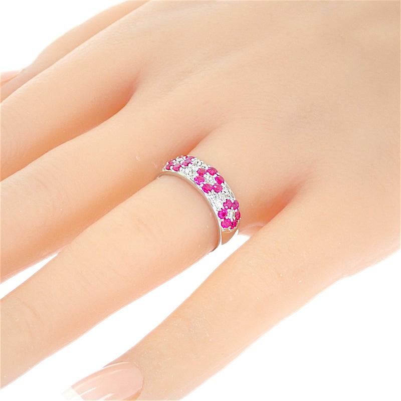 no brand  #15(JP Size) ring K18 white gold Women