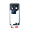 For Redmi 14C Middle Frame Housing Bezel With Side Button