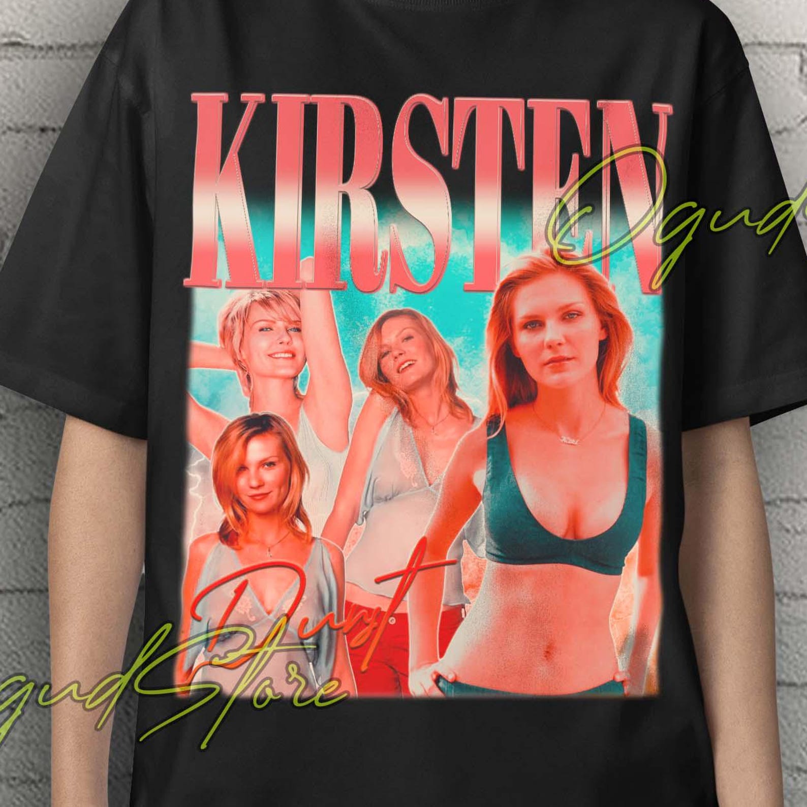 Kirsten Dunst Winstead Tshirt, Kirsten Dunst Shirt, Kirsten Dunst Retro Tshirt, Kirsten Dunst, Kirsten Dunst Clothing, Kirsten Dunst Sweater M