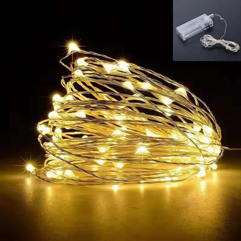3M LED String Lights Curtain Garland Merry Christmas Tree Decorations for Home Ornaments Xmas Navidad 2026 New Year Decor Gift