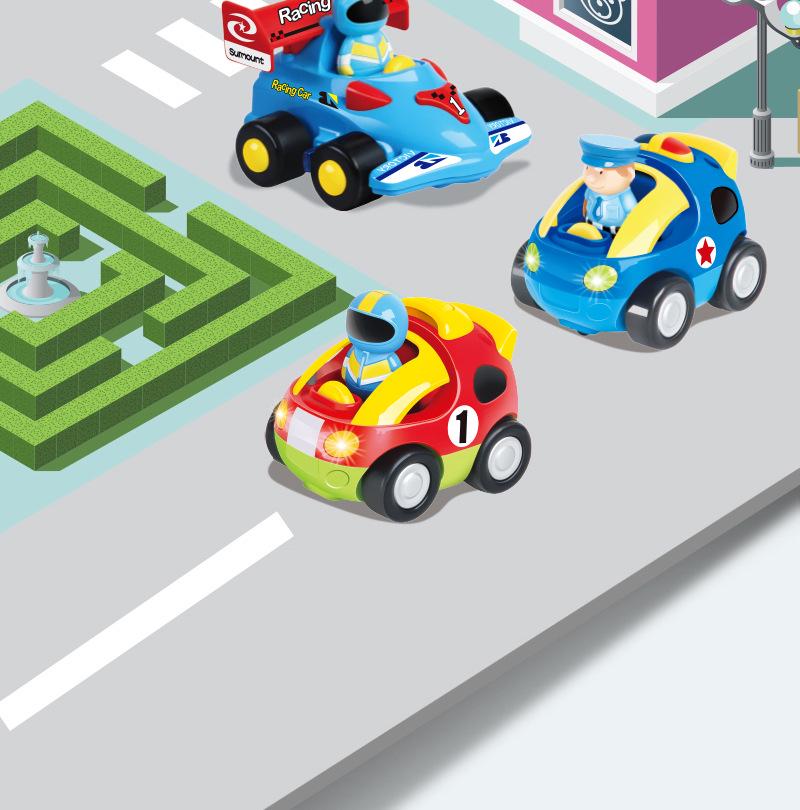 Children's Electric 2.4G Remote Control Car with Lights & Music - Popular Cartoon Toy Car