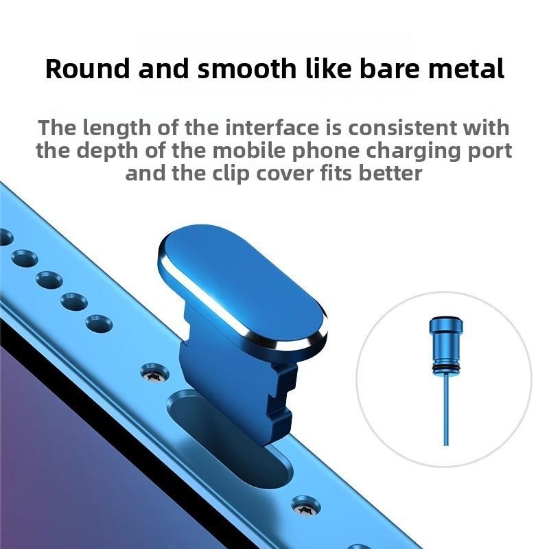 For Iphone Charging Port And Headphone Jack Alloy Dustproof Plug For Safe Protection