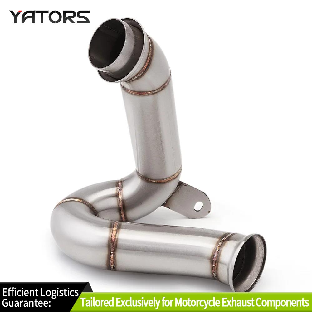 For Duke 790 2018 - 2022 800MT 890 890R 790ADV Motorcycle Exhaust System Modified Middle Section Slip-On Middle Link Pipe