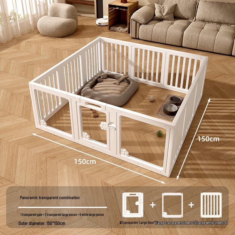 Indoor Pet Barrier: Dog & Cat Fence for Small to Medium Dogs, Dog Cage & House.