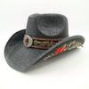 Cowgirl Hats for Women Straw Cowboy Hat Western Beach Sun Hat with Shapeable Brim for Coastal Cowgirl men hats