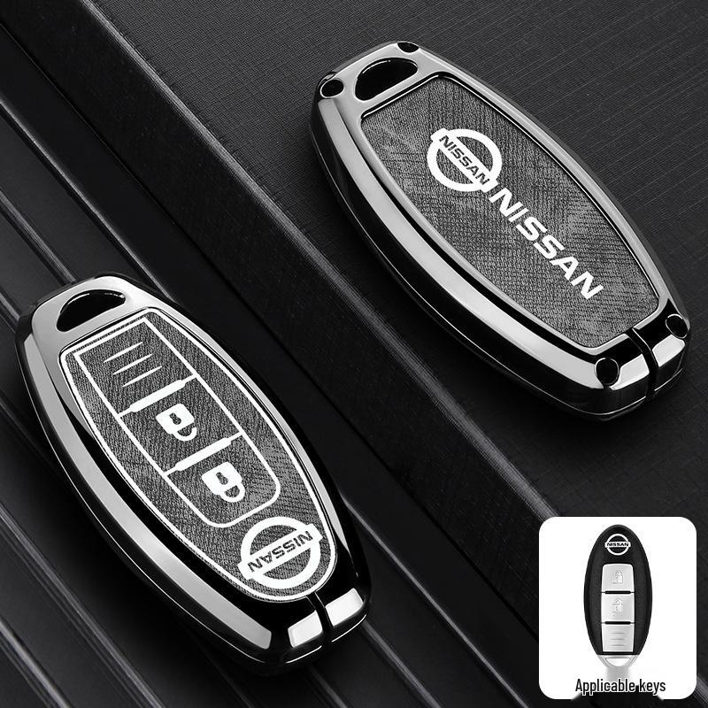 Nissan Key Case: Metal Cover for Sylphy, Terra, Tiida, Qashqai, Murano, Kicks