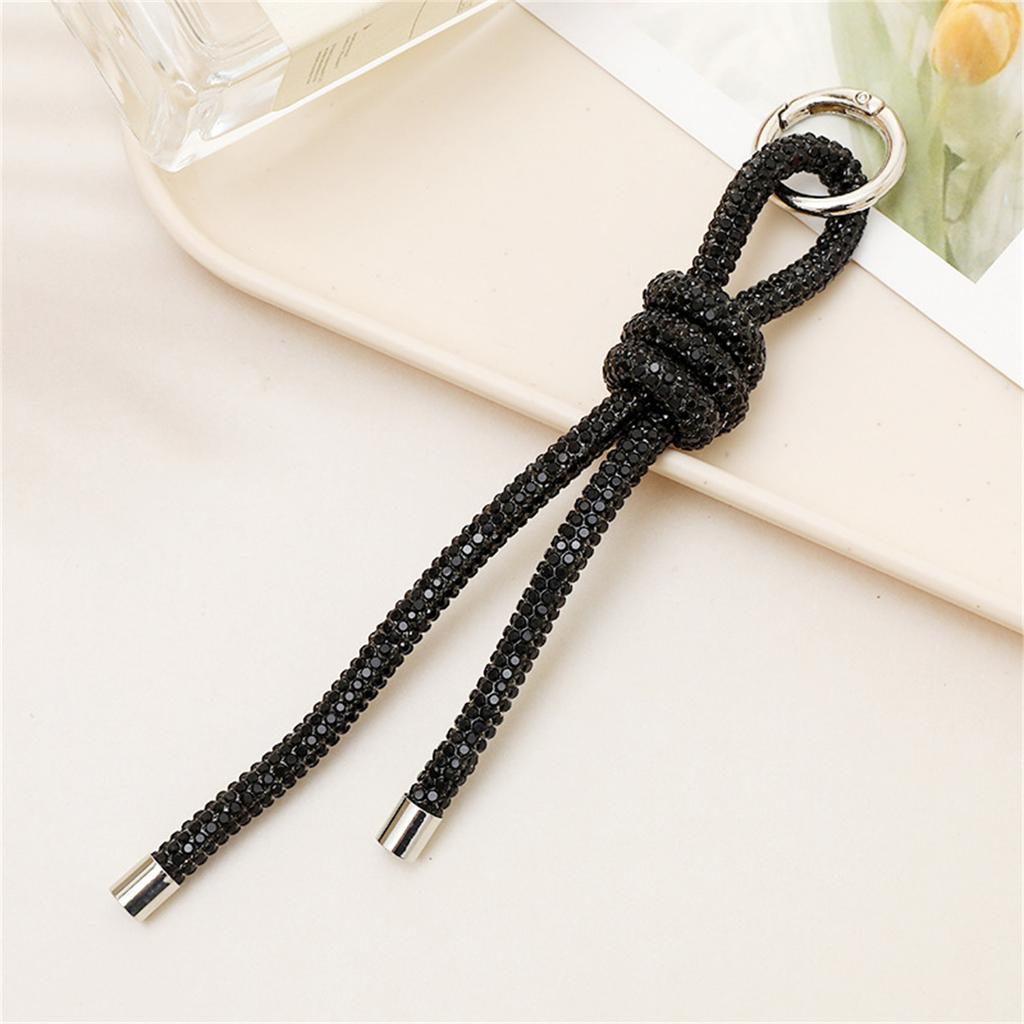 Dazzling Rhinestones Phone Bracelet Fashionable Diamonds Key Cord Unique Bag Decoration for Sophisticated Women Girls