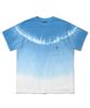 UJ BECOMING Robe Tie-Dye Short Sleeve T-Shirt - Blue