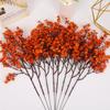 5Pcs Artificial Flowers Fall Fake Plants Home Wedding Centerpiece Table Thanksgiving Party Autumn Room Decorations