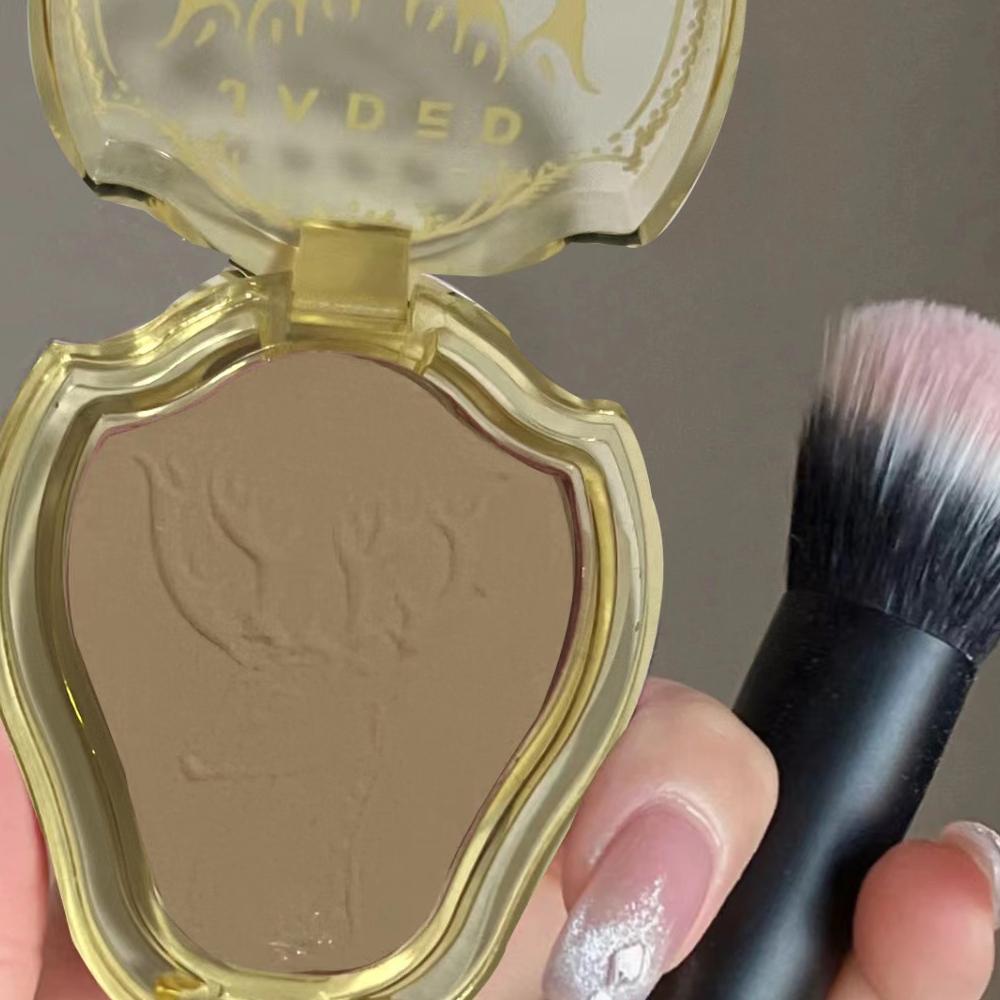 Monochrome Blush Pure Wind Natural Nude Makeup Matte Fine Flash Long-lasting Long-lasting Makeup Waterproof Deer Blush Plate Female Makeup