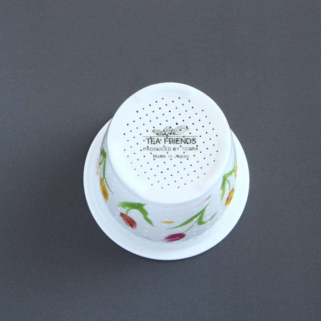 Arita Ware Celandine Glass Stylish Pot, April Birth Flower, Tulip, FC-550C