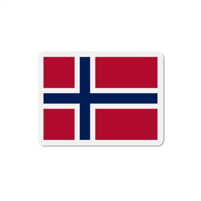 Aimant Drapeau - Svalbard et Jan Mayen - 10 cm - 50 pièces - Multicolore - Mixte