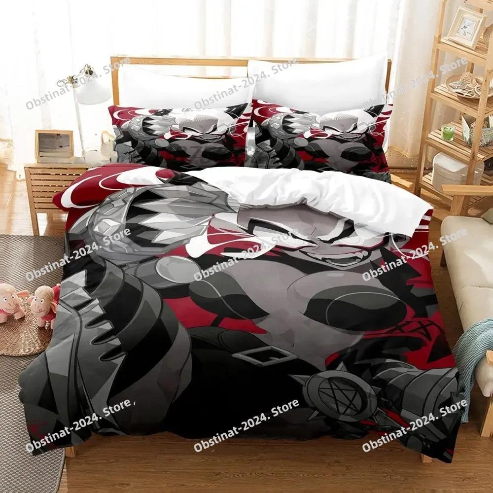 3D-Druck Anime Hellsing Bettwäsche-Set Einzelbett Twin Full Queen King Size Bettset Erwachsener Kind Schlafzimmer Bettbezug-Sets Heimtextilien