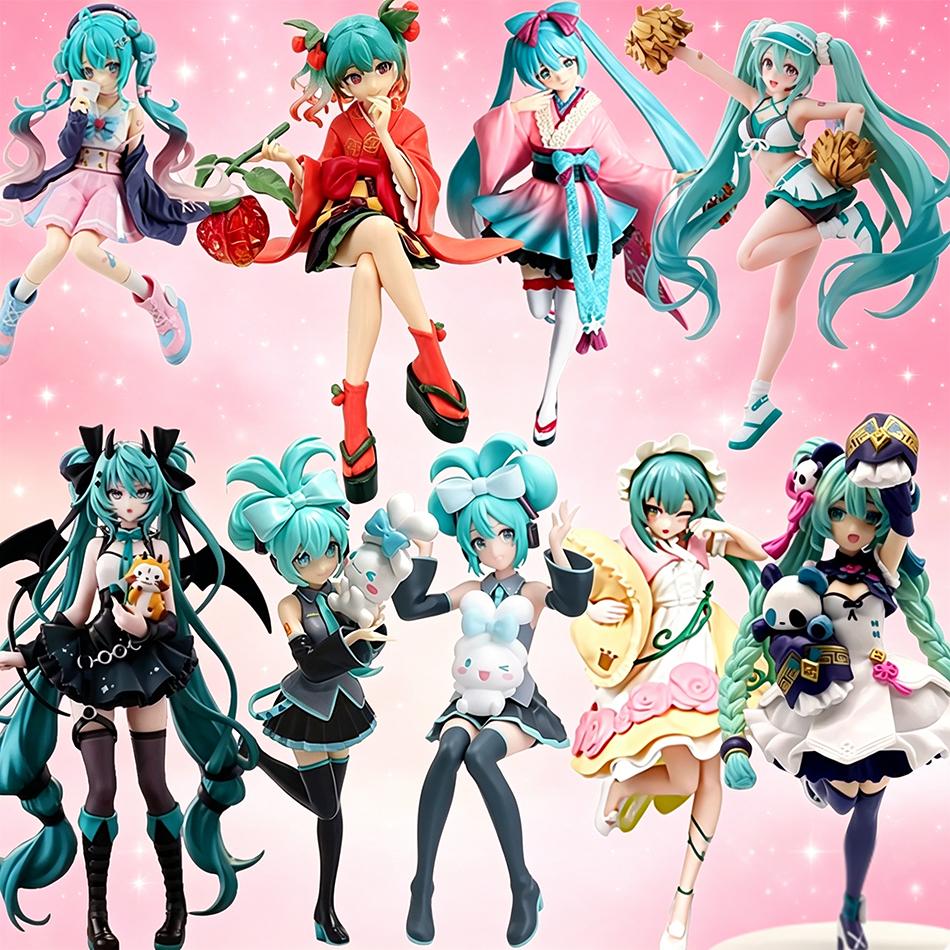 Anime Hatsune Miku Figure Multiple Styles Collection Figurine PVC Model Desktop Decoration Toy Gifts