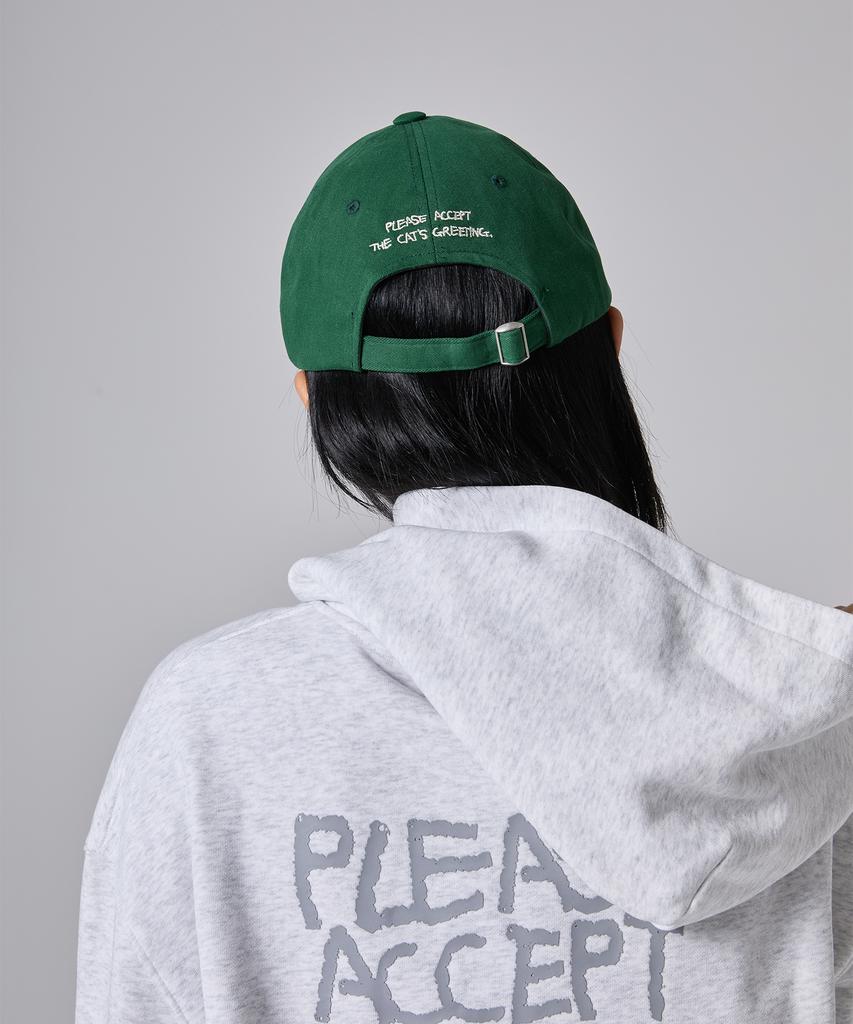 LMR Basic Embroidered Logo Ball Cap Green