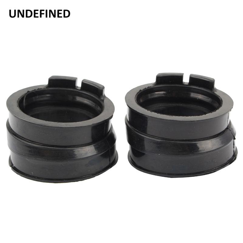 2 Pcs Black Carburetor Intake Manifold Joint Boots Set Glue For Honda XRV750 Africa Twin RD07 Bj. 1993 1994 1995-2003 2002 2001