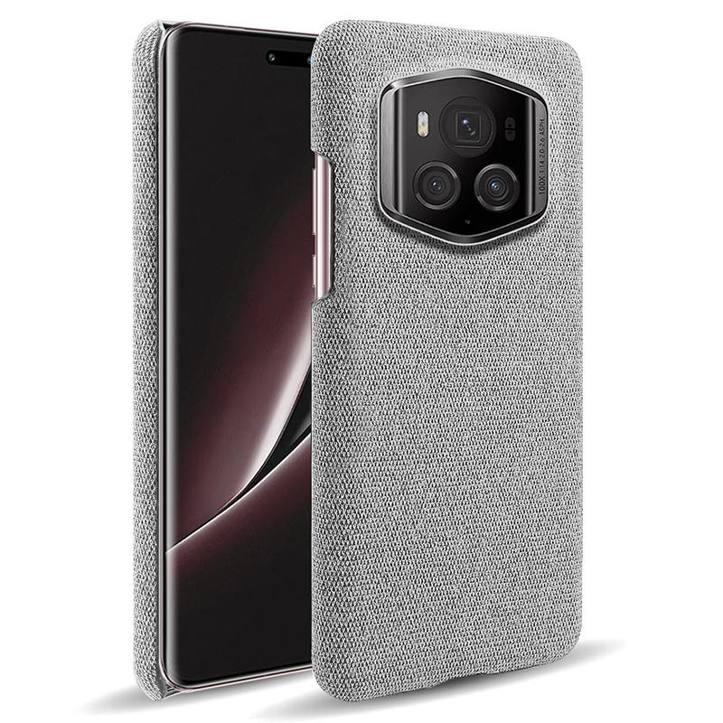 Para Honor Magic6 RSR Porsche Design 5G Capa de Telefone Tecido+PC Capa Traseira à Prova de Quedas