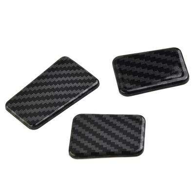 7Pcs Door Switch Panel Decorative Stickers Car Interior Door Handle Bowl Cover Trim Carbon Fiber Style Fit For Kia EV6