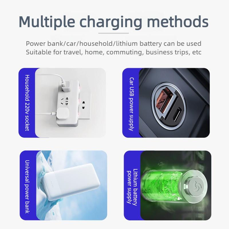 Mini Portable Refrigeration Box Car Home Dual Use Rechargeable Refrigeration Small Refrigerator