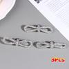 3/6Pcs  Shiny  Bow Brooch Collar Pin Clothing Accessories For Diy Garment Shoe Bag Jewelry Making Accessories
