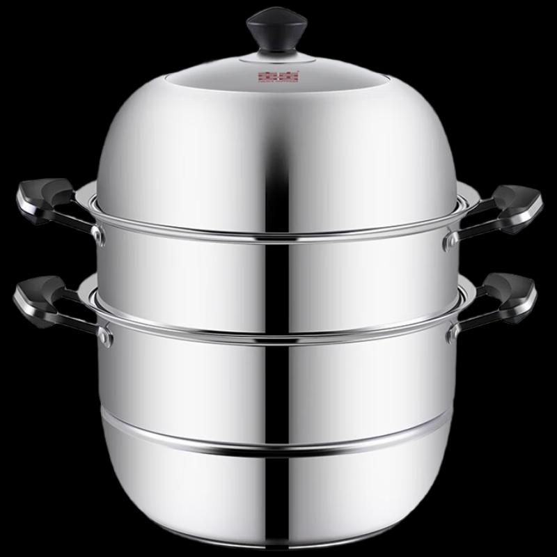 

Shuangxi 304 Stainless Steel 3-Layer Steamer Pot