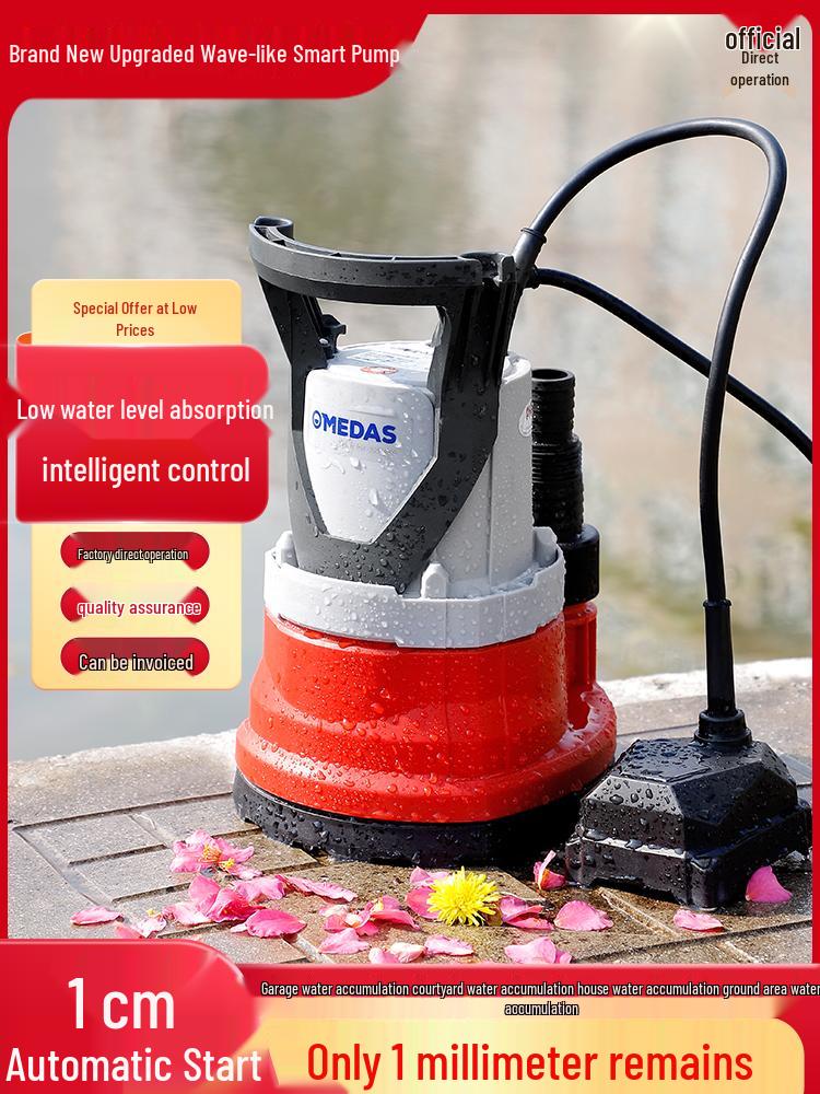 Automatic Low-Level Basement Sump Pump | Flood & Drainage Submersible Booster