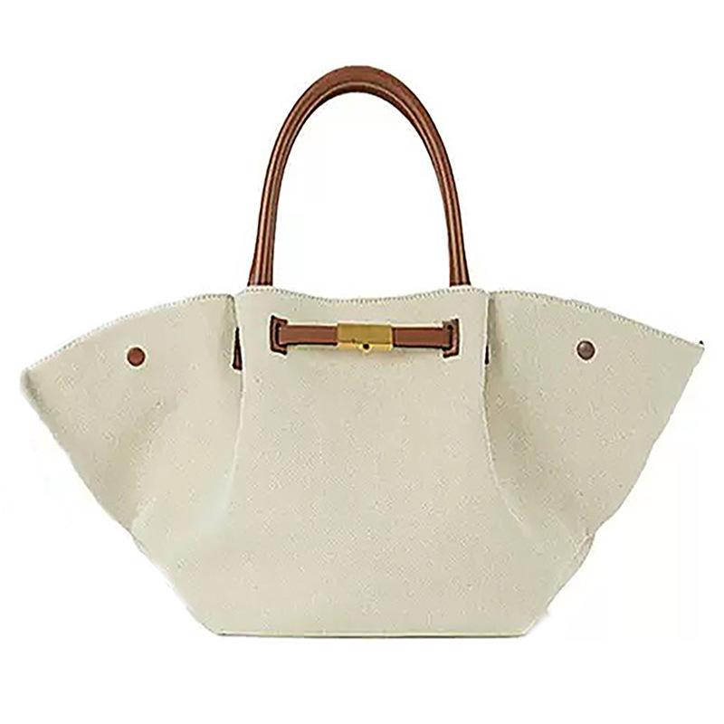 Wings Bag, Genuine Leather Shoulder Tote Bag, High-end Women's Bag, Large Capacity Commuting Dumpling Bag