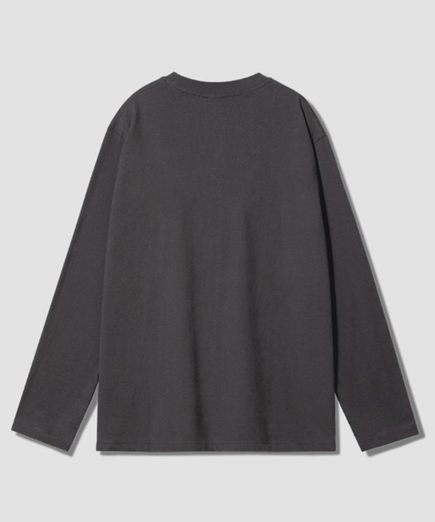 Geulaenpini Daisy Flower Regular Long Sleeve - Grey