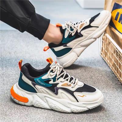 Fashion Men Sneakers SpringBreathable Versatile Platform Casual Shoes High Quality Street Style Walking Shoe Low-cut Flat-headed