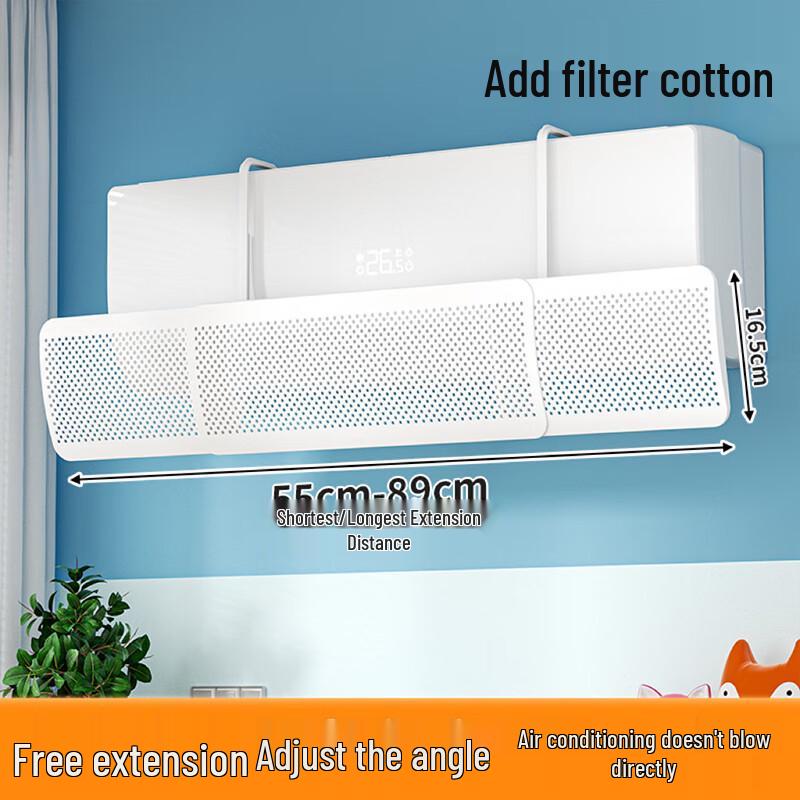 

Yuanzu Retractable Air Conditioner Wind Deflector