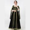 Halloween Europäisches Mittelalter Vintage Hofkleid Edles Königinnen Samtkleid Bühnenkostüm