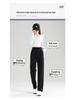 New Winter High-Waist Fleece-Lined Embroidered Pants - Women's Loose-Fit Warm Sweatpants
