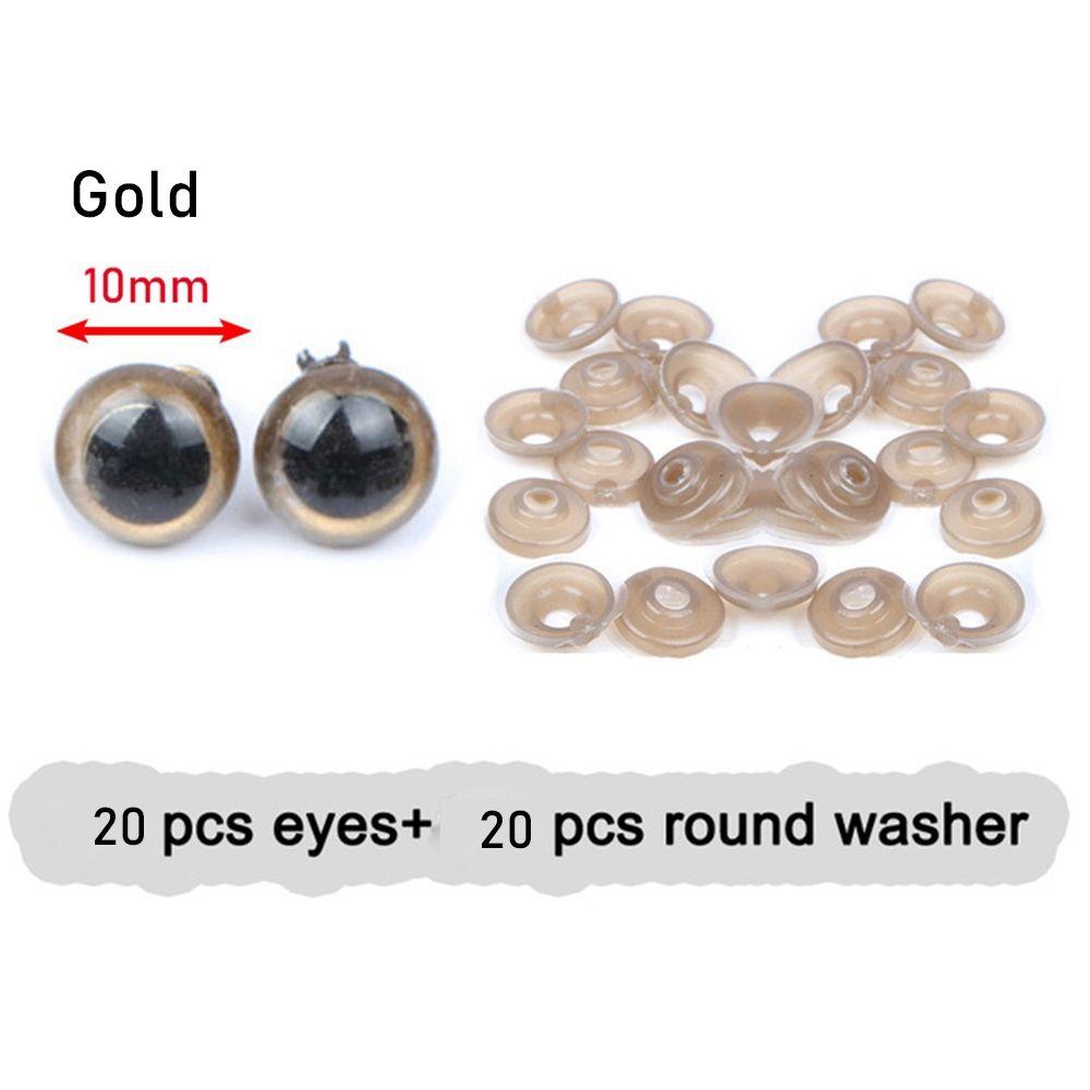 High Quality Stuffed Toys Parts Plastic Safety Eyes Crafts Bear Animal Accessories Puppet Crystal Eye Dolls DIY Tools