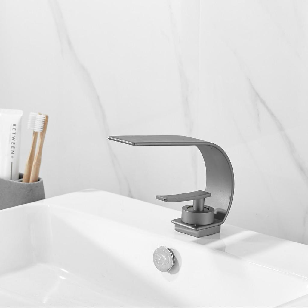 Waterfall Hot and Cold Bathroom Faucet for Sink and Cabinet