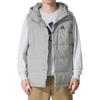 Down Vests Men's Hooded Moderate KH3996