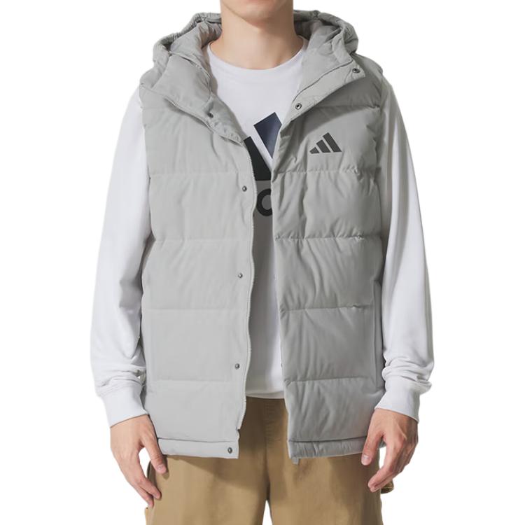 Adidas Down Vests Men s Hooded Moderate KH3996 2XL