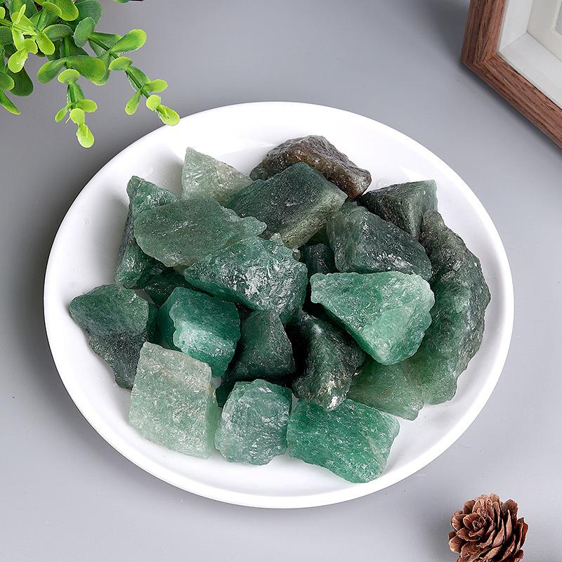 Natural Raw Green Aventurine Stone Rough Crystal Chunk 3-5cm Size 100g Weight for Collection and Crafting
