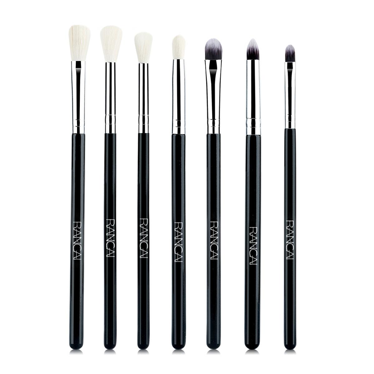 7 Eye Makeup Brushes Eye Setting Details Smudge Set, Smoky Makeup Eyeshadow Brush Beginner Makeup Brush Tool