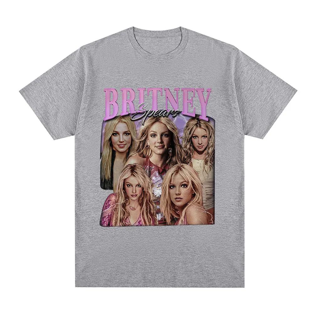Britney Spears Fashion and Beautiful Pattern Women's T-shirt Harajuku Retro Short Sleeved T-shirt Plus Size