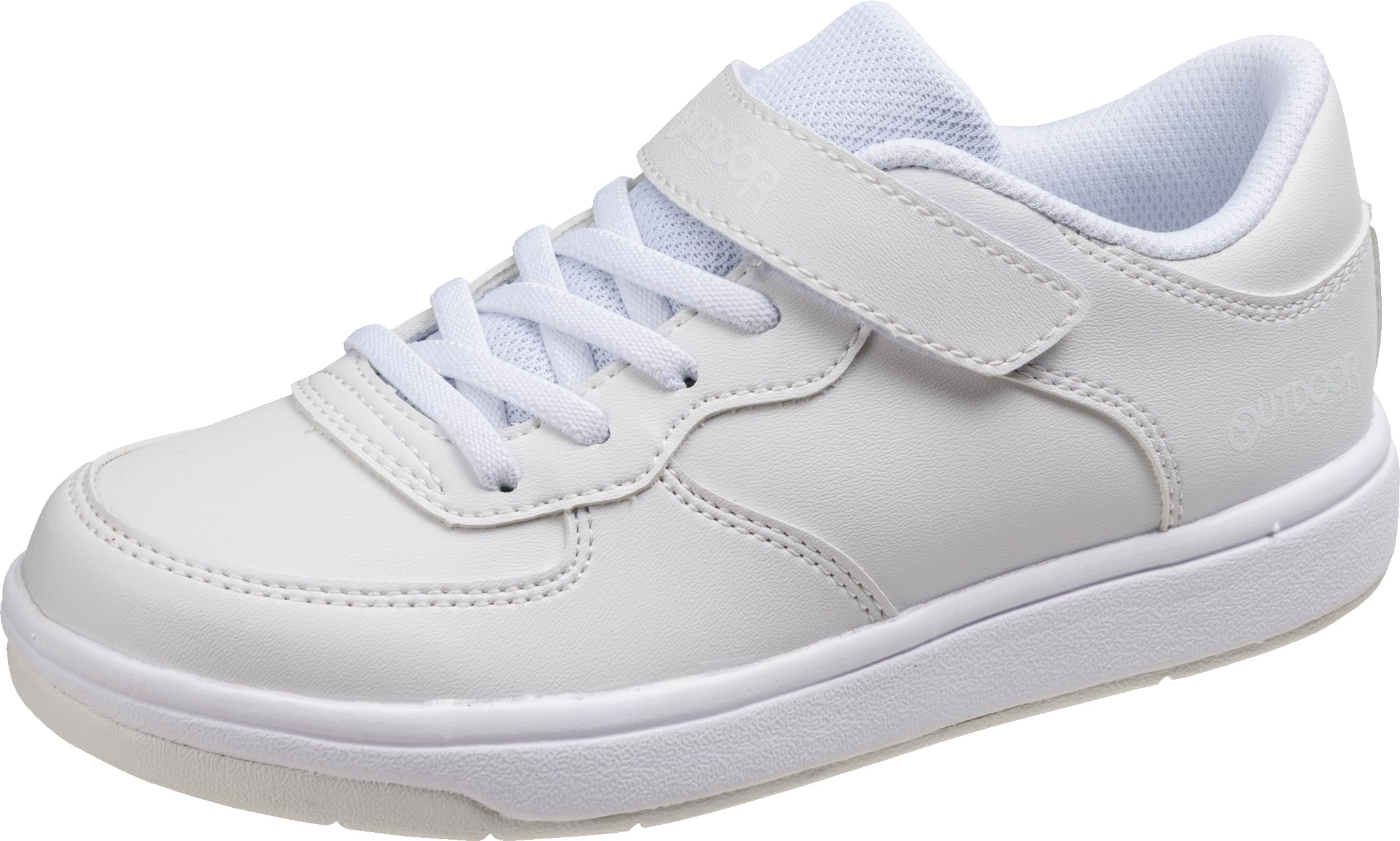 

OUTDOOR PRODUCTS Kids Junior Sneakers, ODP 201, White/White, Size 22.5cm, for School and Exercise