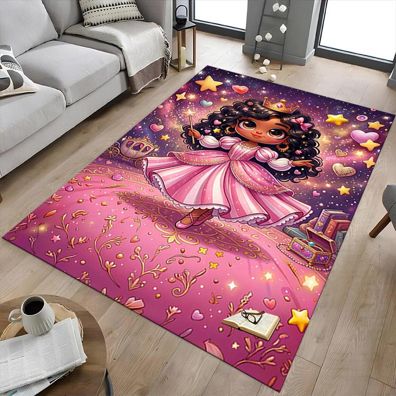 1PC Princess Magic Non-Slip Floor carpet, Office, family, bedroom, Studio - Large Area Rug, Vibrant Colors-C0495