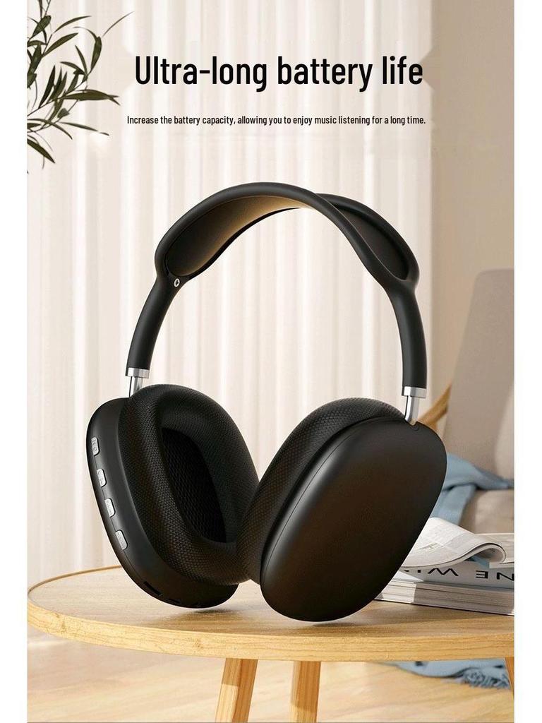 Huaqiangbei P9 Max Noise Cancelling Kabellose Bluetooth Over-Ear Kopfhörer für Apple