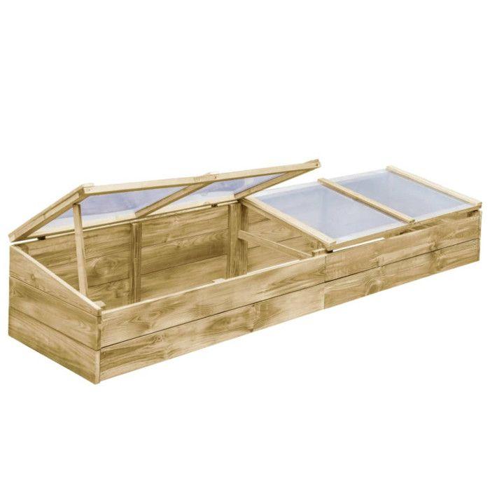 VidaXL Serre Bois de pin imprégné 200x50x35 cm