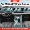 TPU Für Renault Grand Koleos 2024 Transparente Schutz-TPU-Folie Auto-Innenraum Zentrale Steuerung Navigationspanel Aufkleber