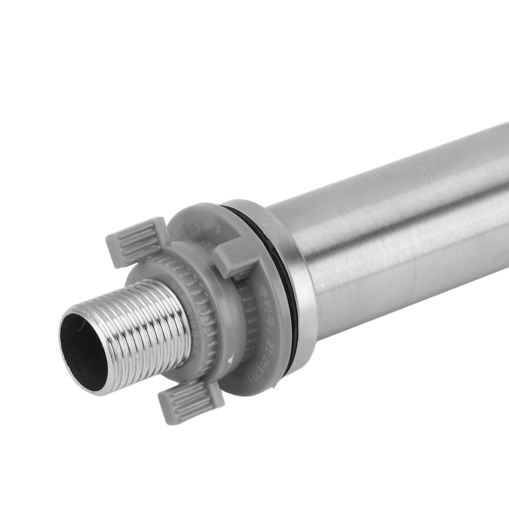 Cold Water Tap Rustproof Cold Water Control Smooth  Brushed Finish Single Hole Bathroom Sink Faucet for Bathroom