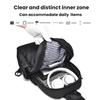 Men's Multifunctional Chest Bag Men's Fashionable Crossbody Bag Multifunctional Shoulder Bag Suitable for Daily Commuting Fitness Cycling